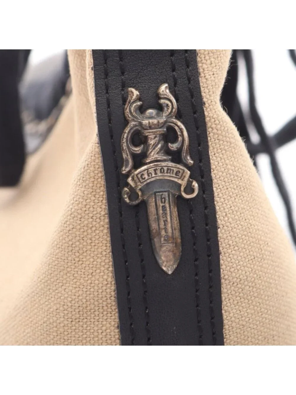 Chrome Hearts Sneakers Converse All Star Canvas Leather
